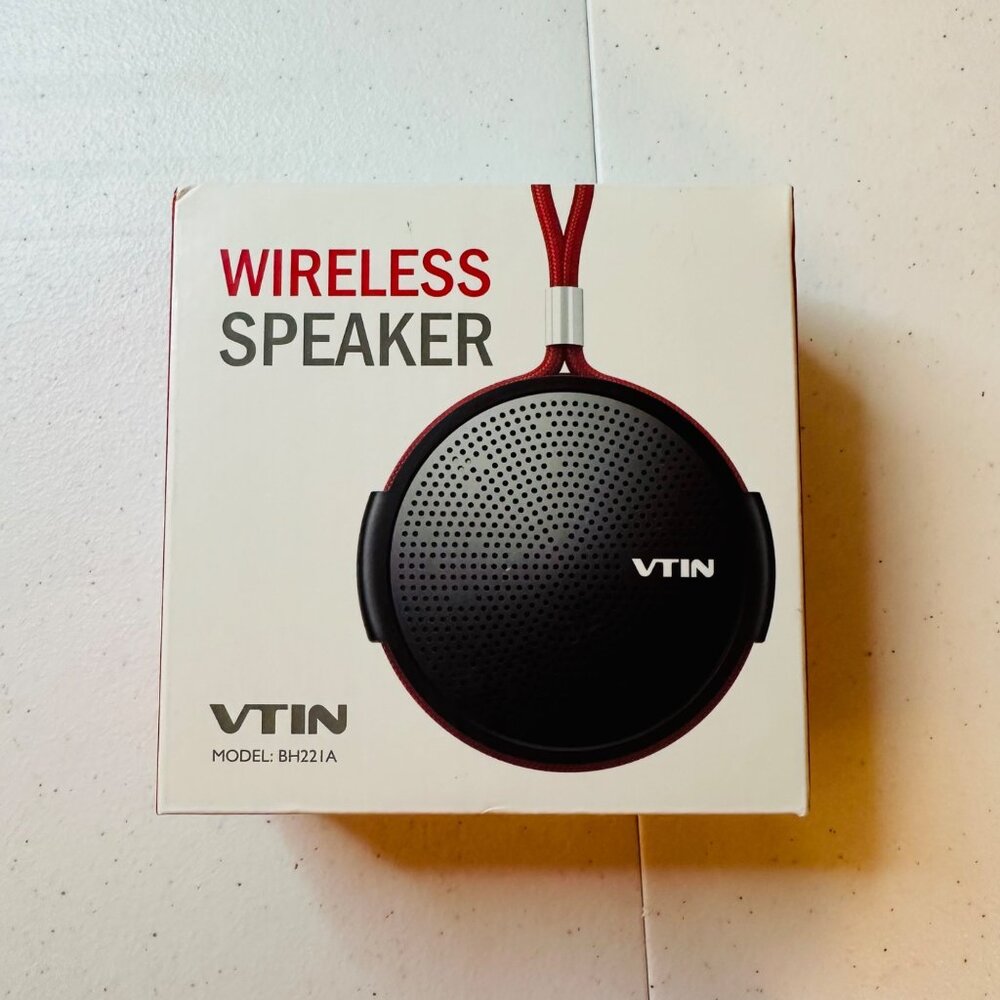 Portable Wireless Speaker Waterproof Bluetooth 4.2 Hi-Fi Audio Shower Speaker